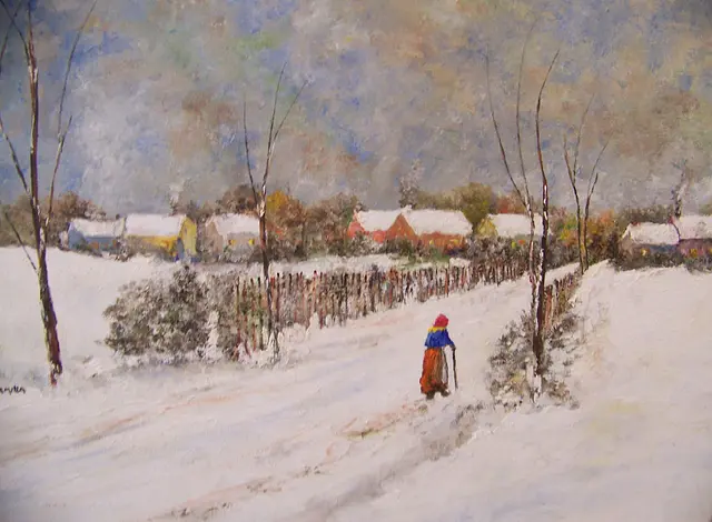 Walk on A Cold Day by Alberto Escamilla