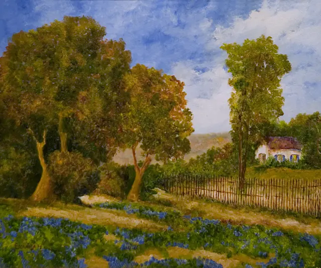 Country Bluebonnets by Alberto Escamilla