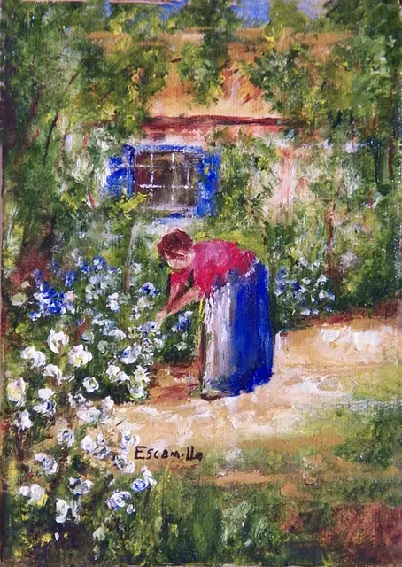 Picking Flowers by Alberto Escamilla