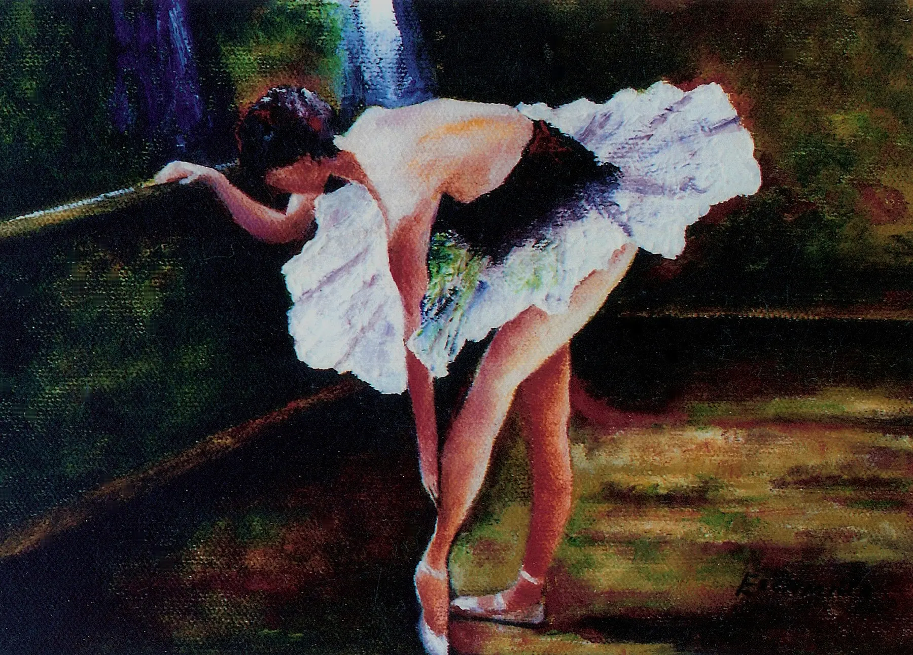 Ballerina Bending Candy by Alberto Escamilla