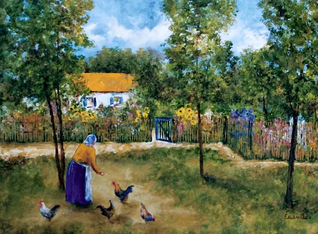 My Grandmother's Back Yard by Alberto Escamilla