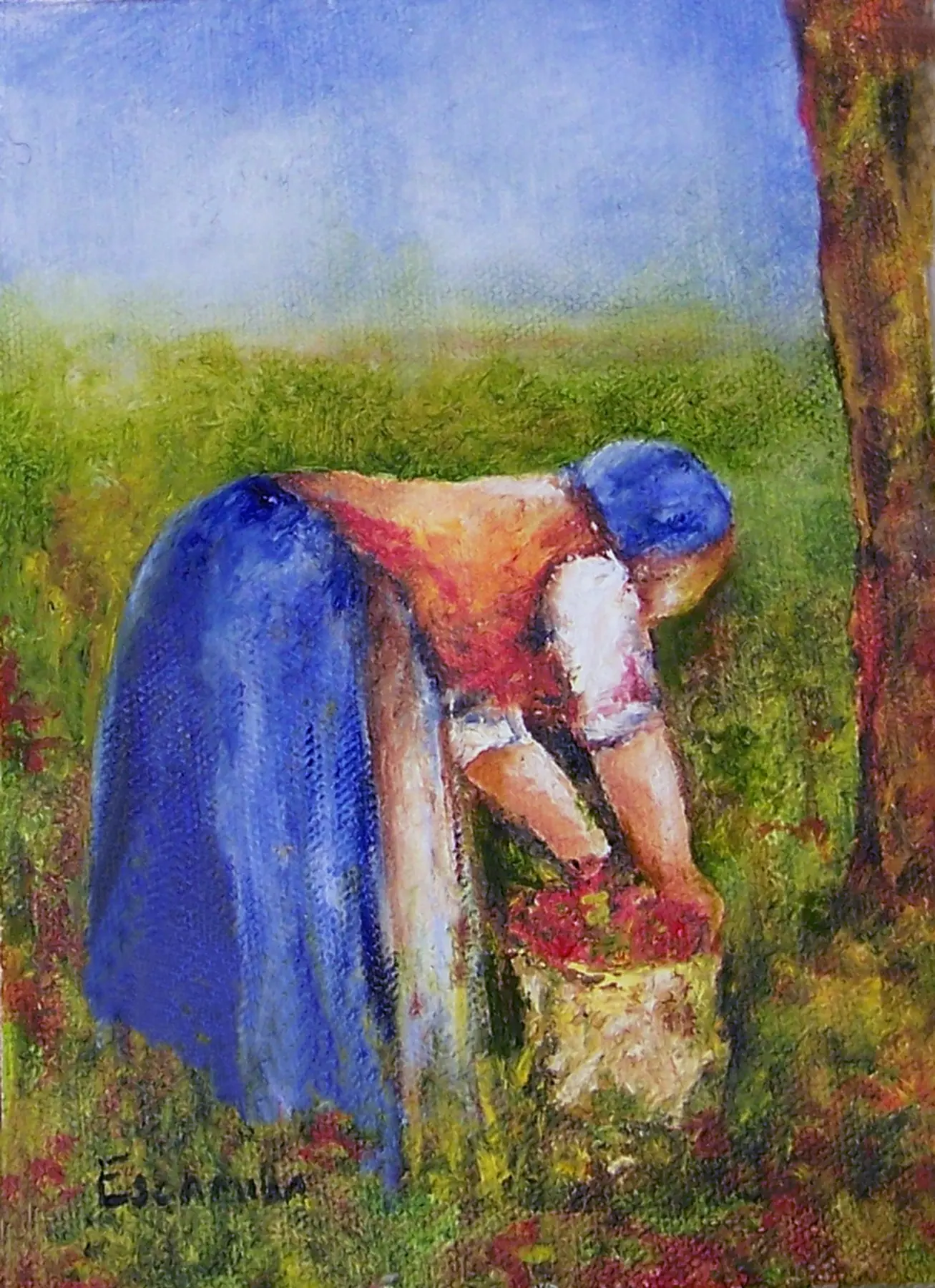 Picking Apples by Alberto Escamilla