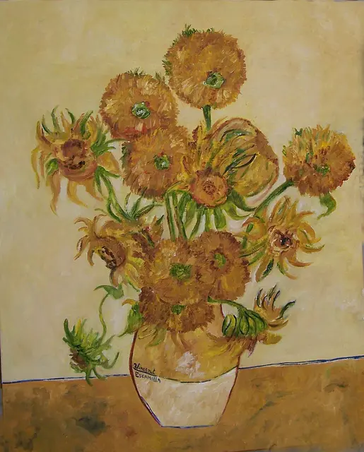 Sunflowers Vincent by Alberto Escamilla
