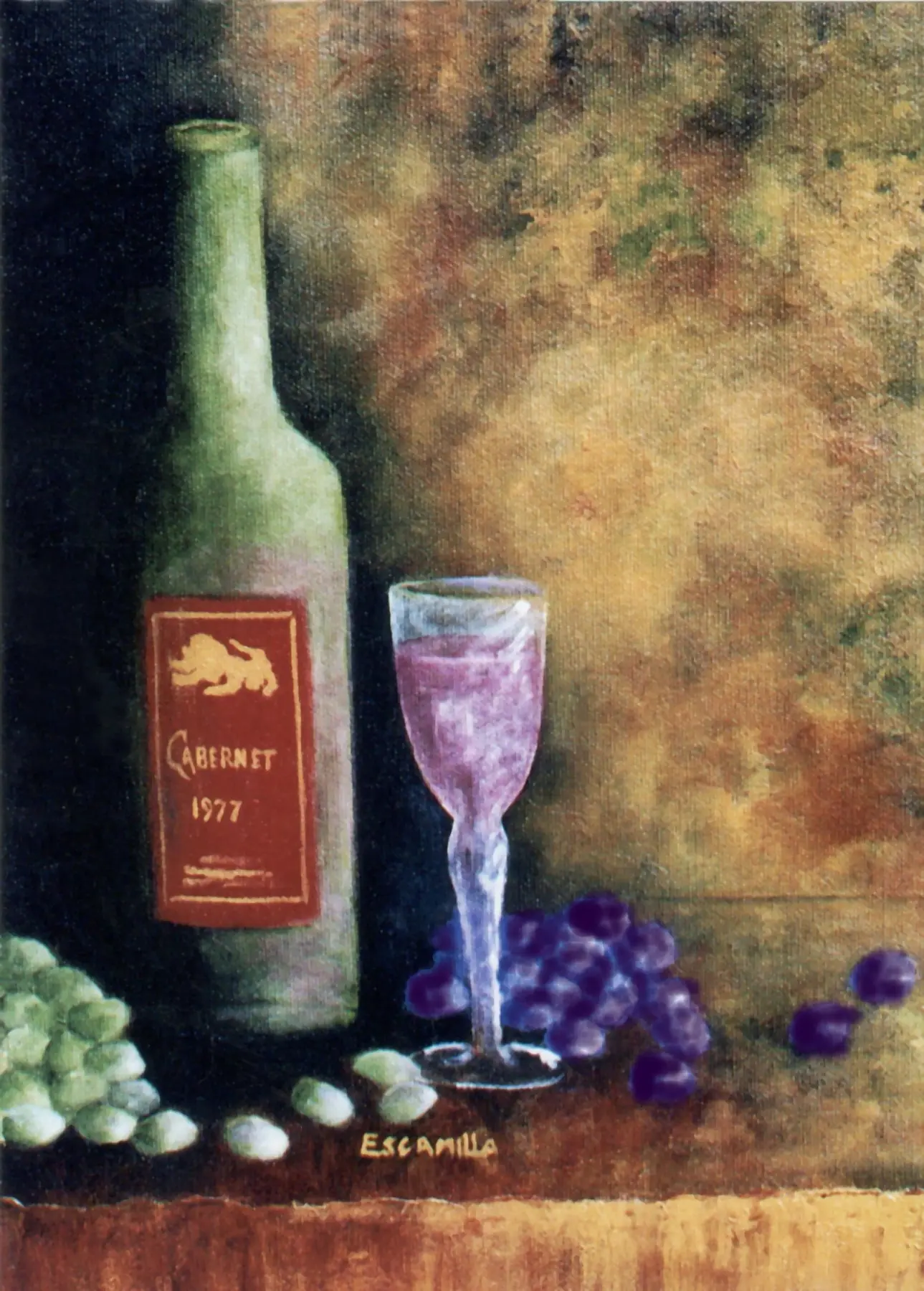 Wine and Grapes by Alberto Escamilla