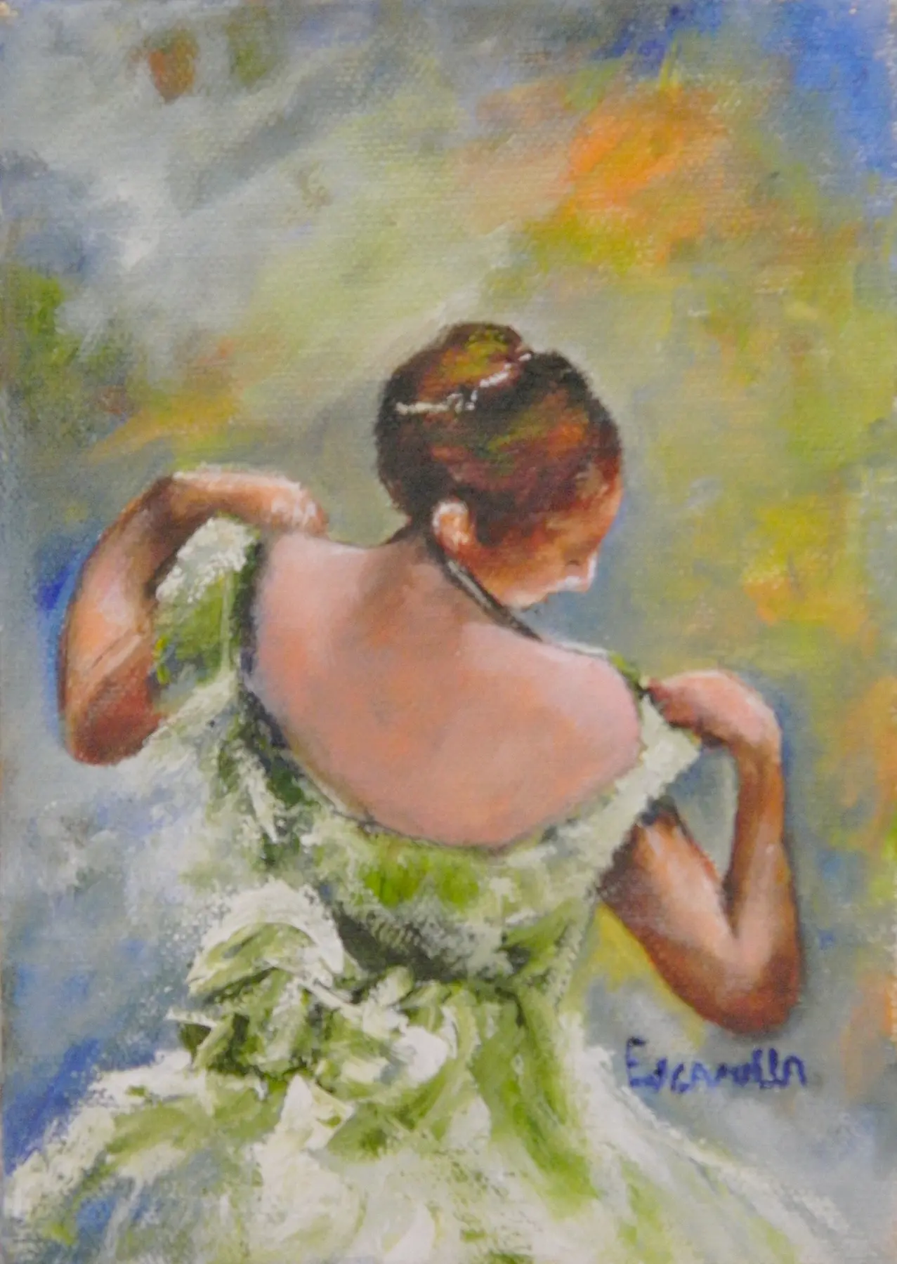 Ballerina Looking Back by Alberto Escamilla