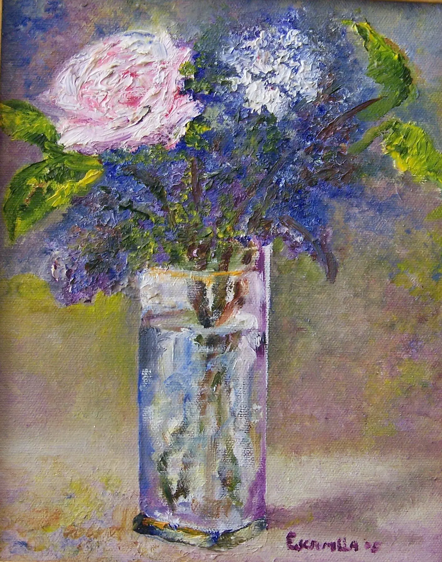 Flowers with Lilac by Alberto Escamilla