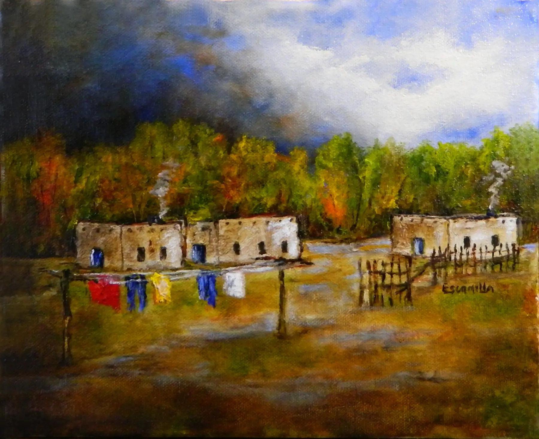 Early Fall Rain Storm by Alberto Escamilla