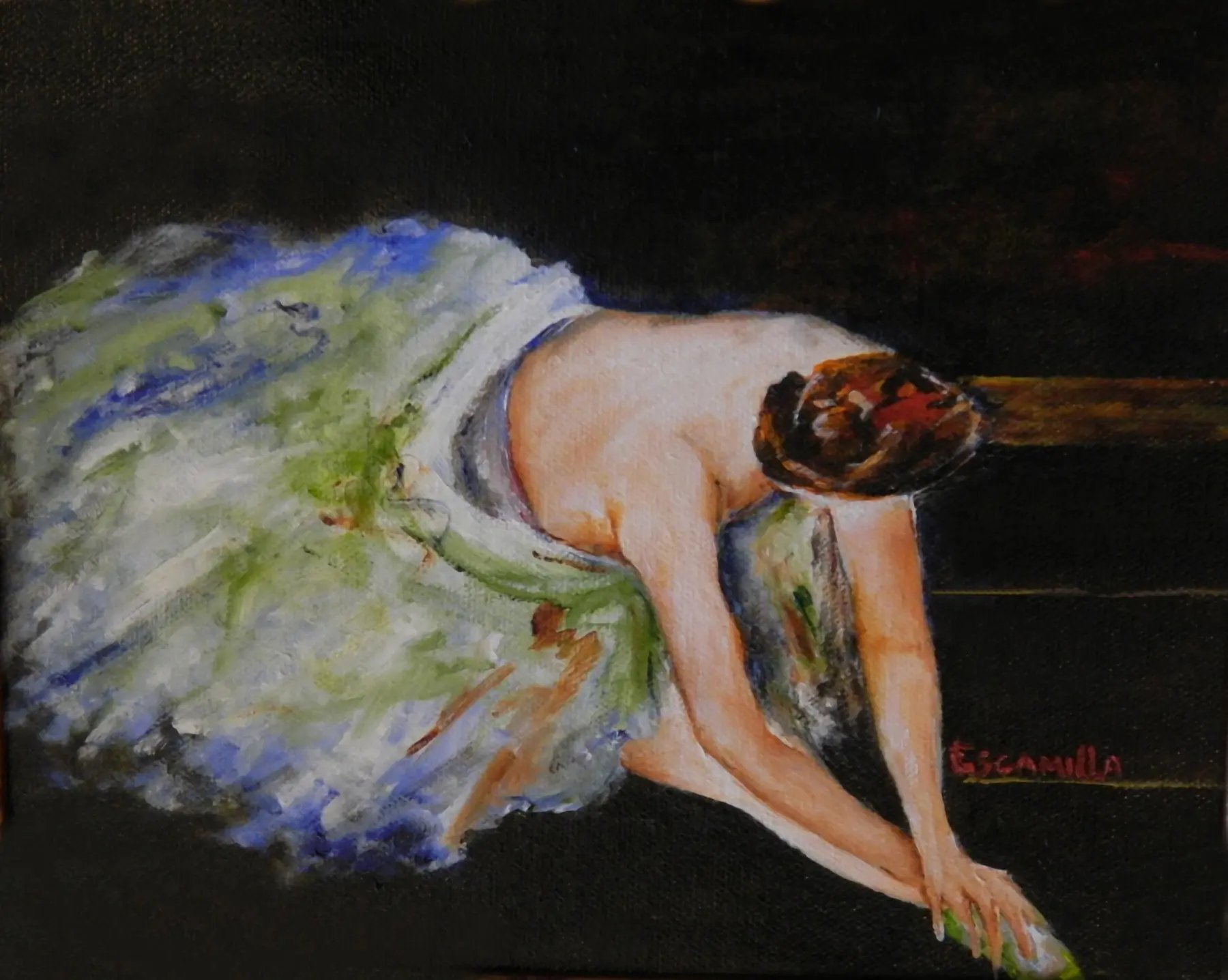 Ballerina Stretching II by Alberto Escamilla