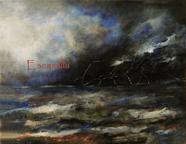 Lightening Storm at Sea by Alberto Escamilla
