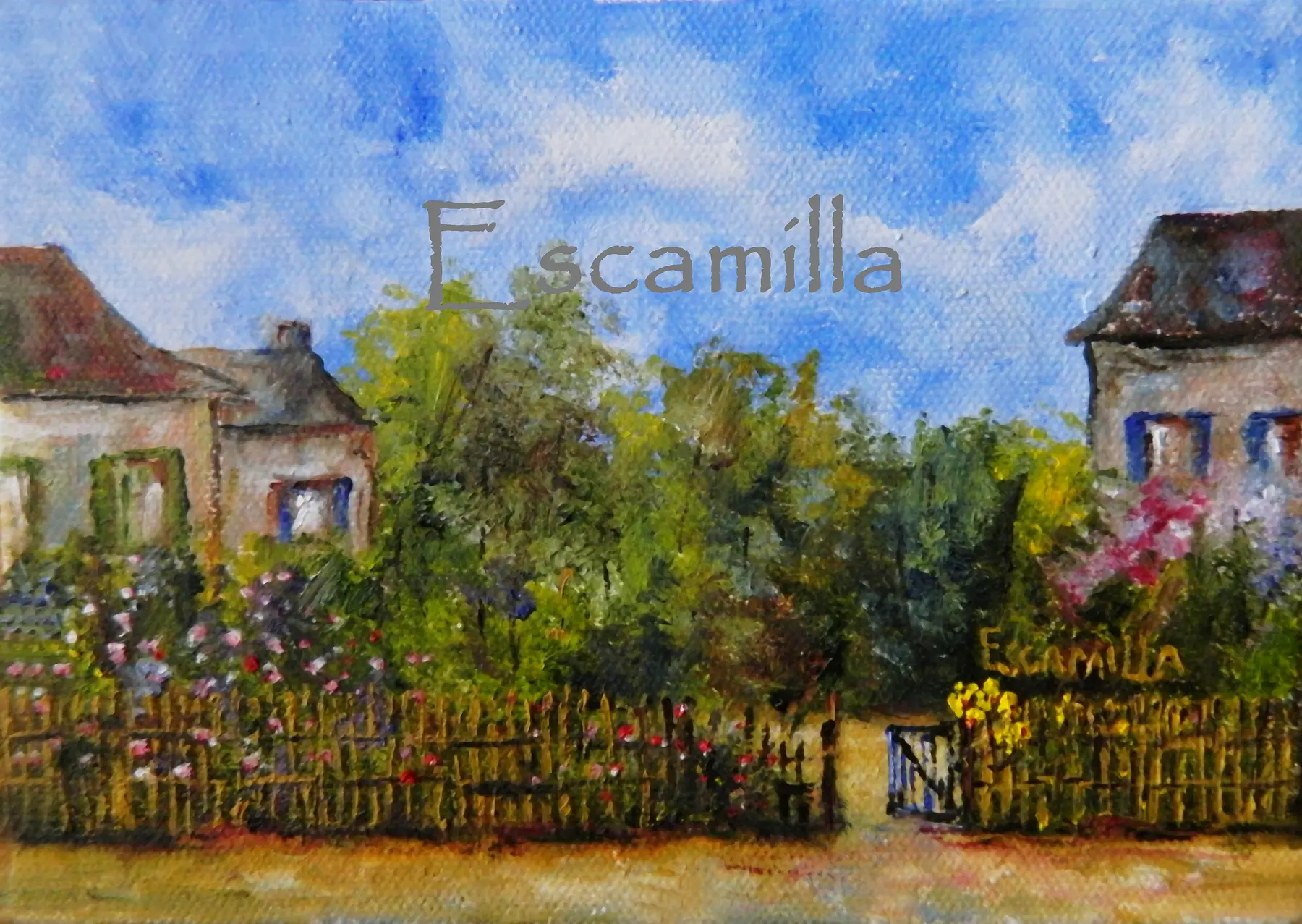 Backyard Gate by Alberto Escamilla