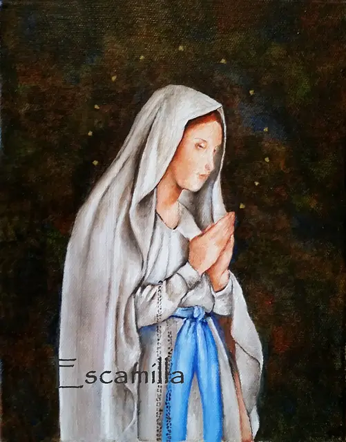 Our Lady of Lourdes by Alberto Escamilla
