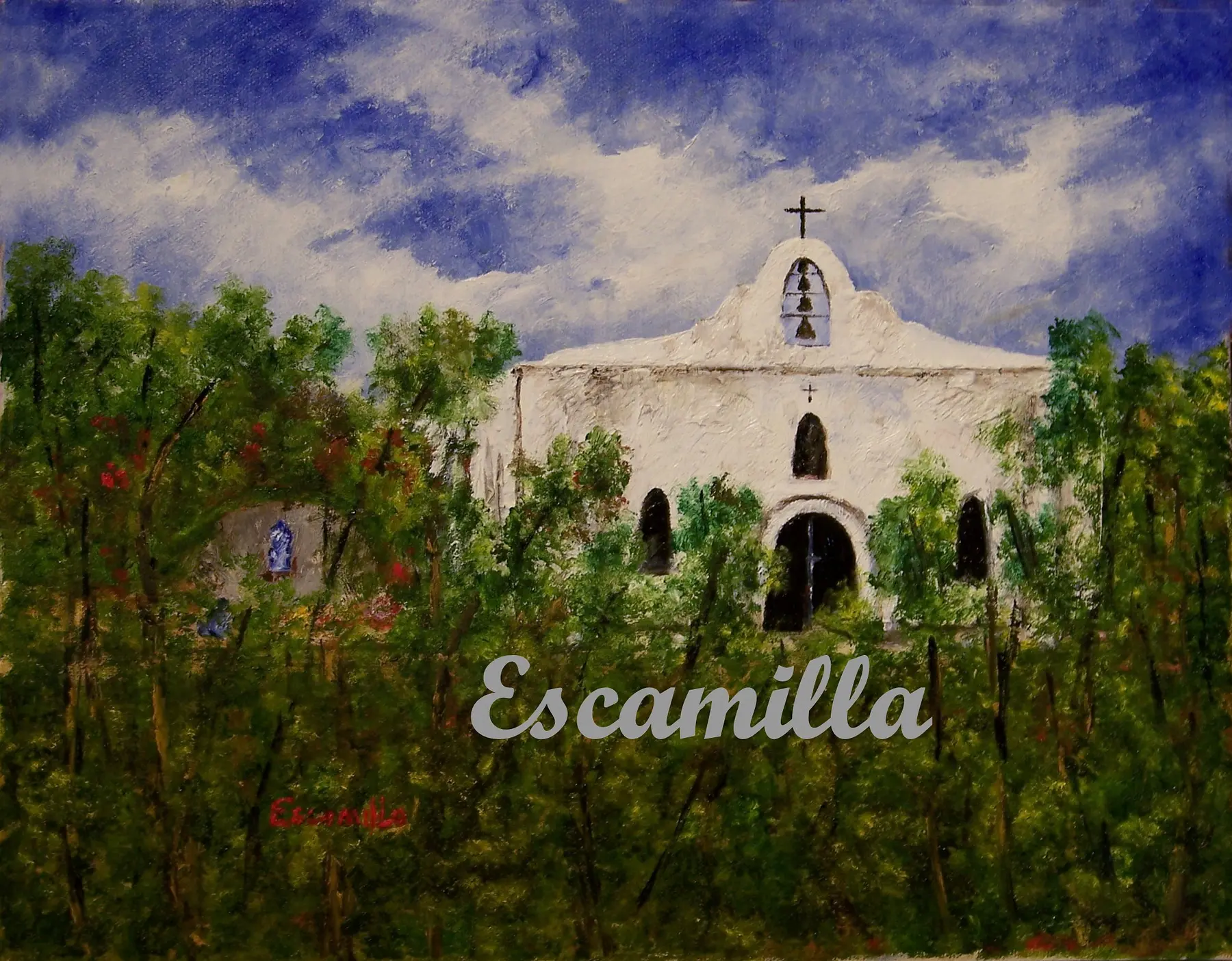 San Elizaario Chapel with Grotto by Alberto Escamilla