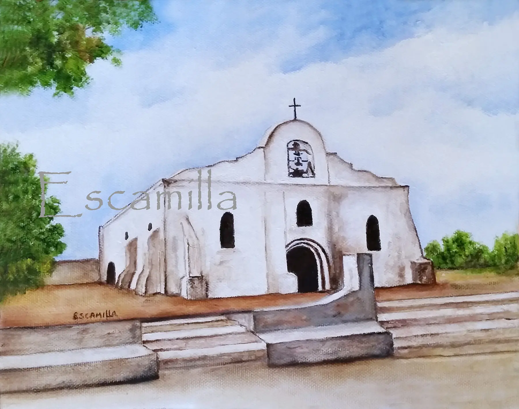 San Elizario Chapel 2015 by Alberto Escamilla