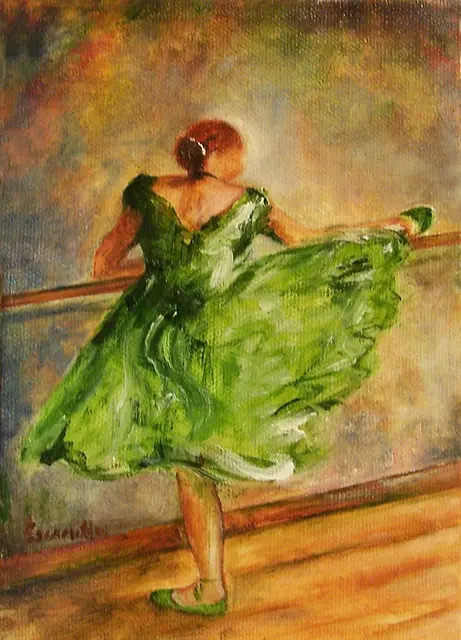 Ballerina in Green II by Alberto Escamilla