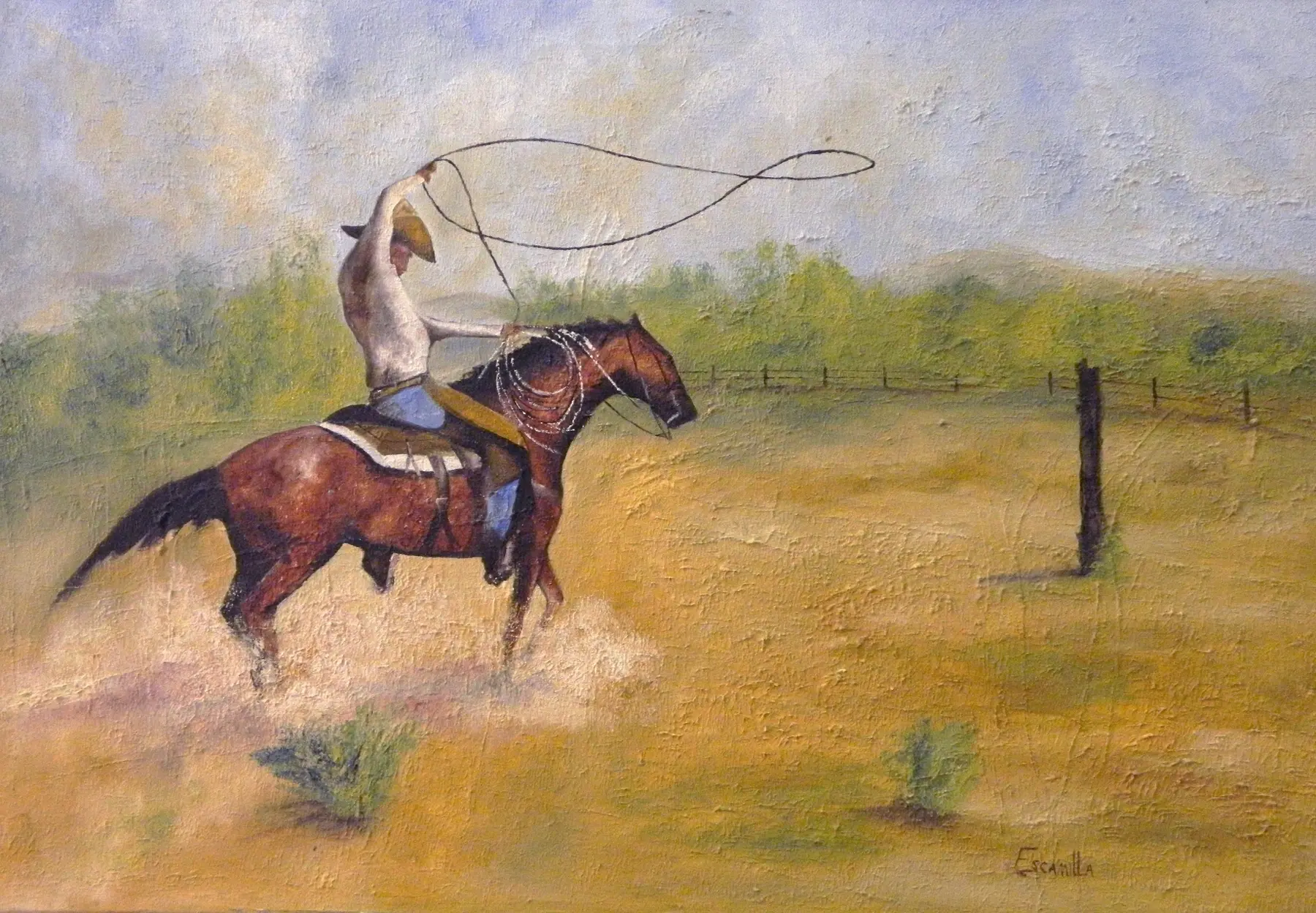 Roping by Alberto Escamilla