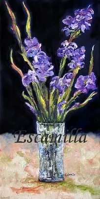 Gladioluses by Alberto Escamilla