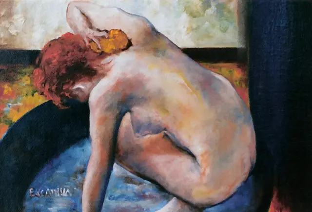 Nude in Tub by Alberto Escamilla