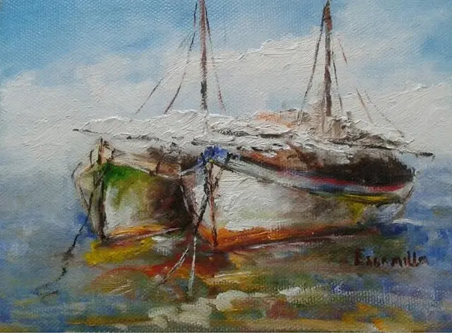 Docked Boats by Alberto Escamilla