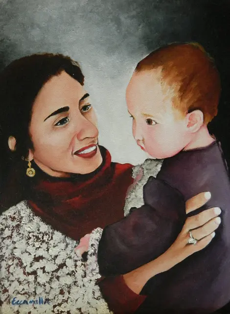 Mina and Daughter by Alberto Escamilla