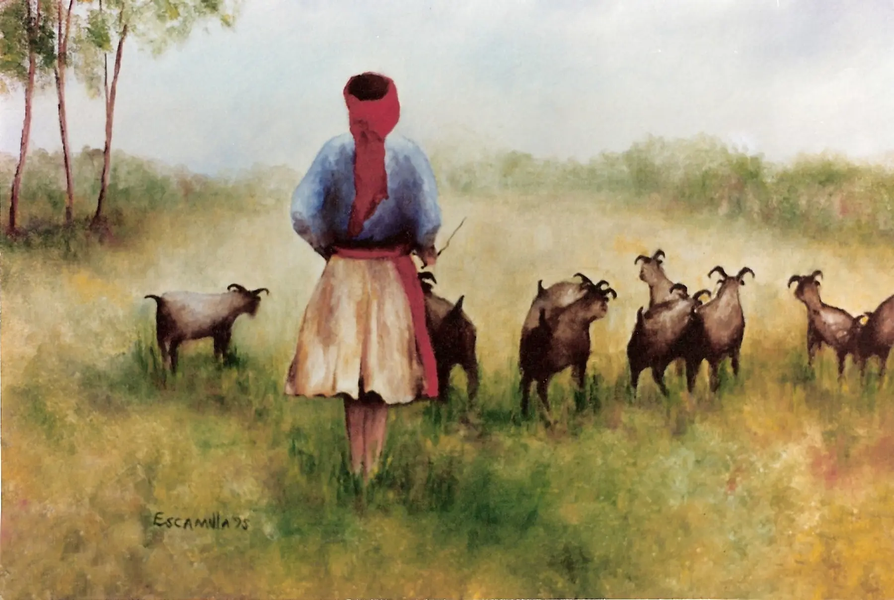 Tarahumara Goat Herder by Alberto Escamilla