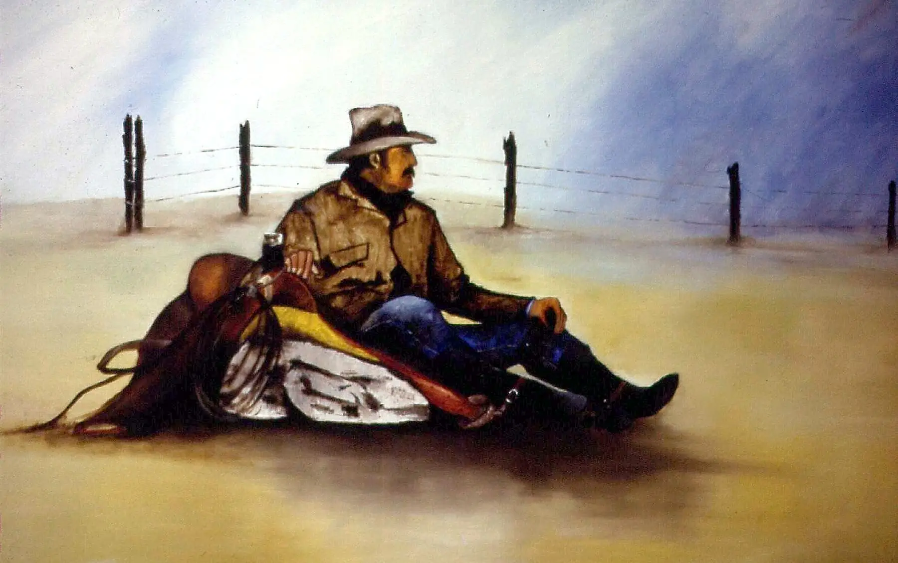 Lonesome Cowboy by Alberto Escamilla