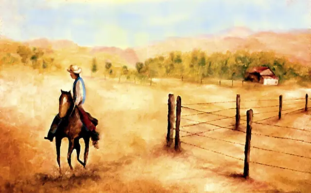 Riding the Fence by Alberto Escamilla