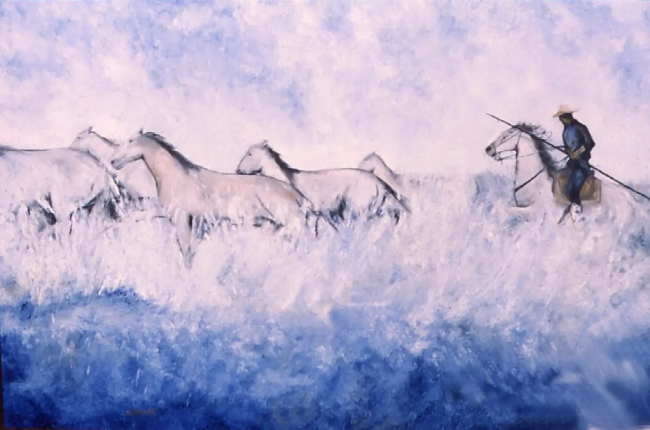 Spanish Horse Roundup by Alberto Escamilla