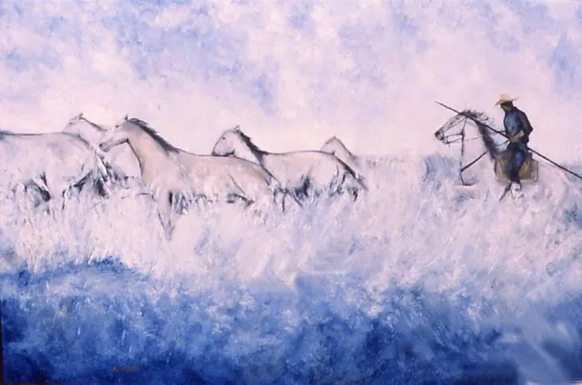 Spanish Horse Roundup by Alberto Escamilla
