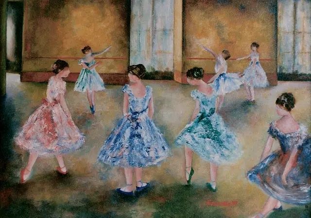 Ballerina Rehearsal - Hal's by Alberto Escamilla