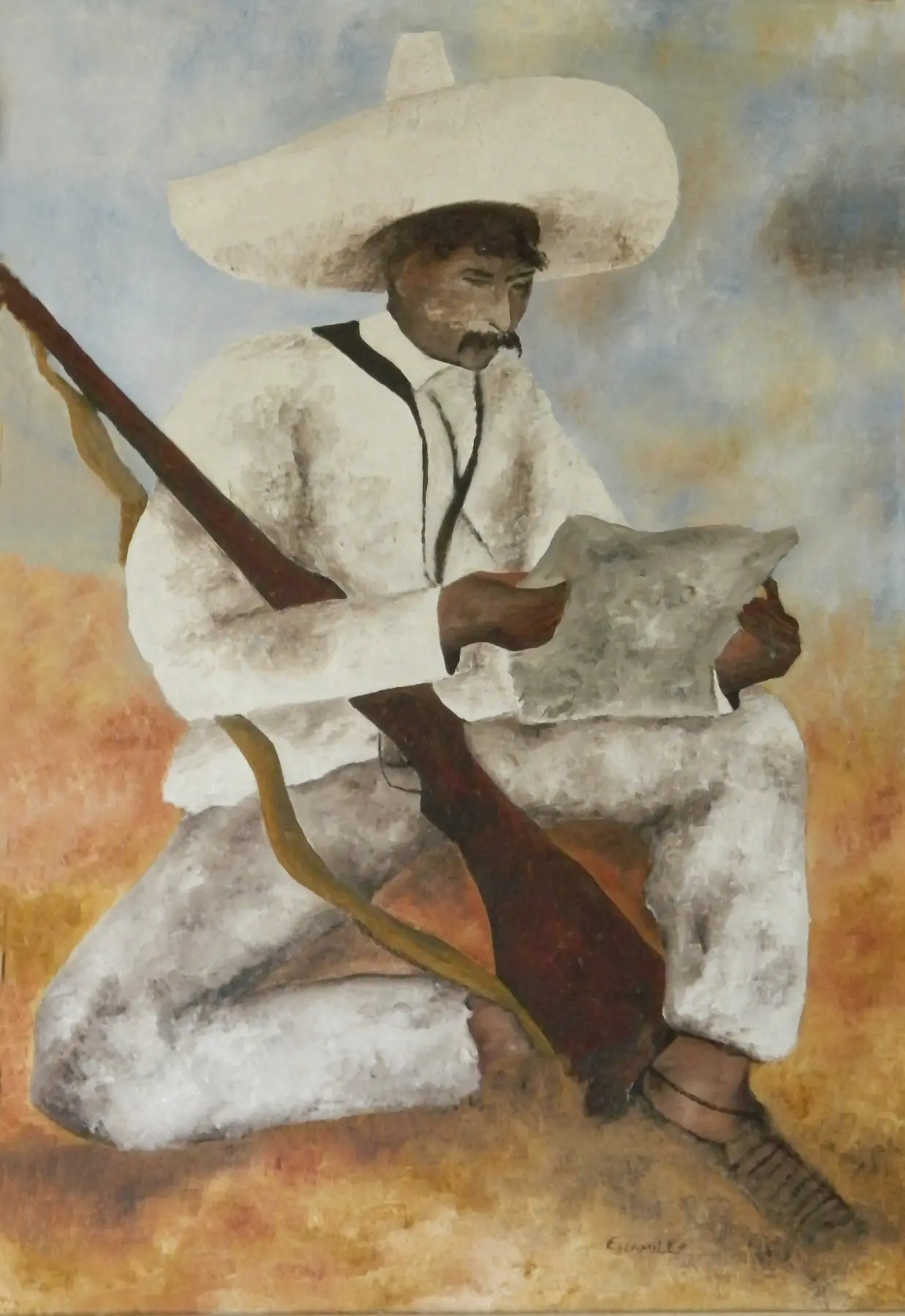 Yaki with Letter by Alberto Escamilla