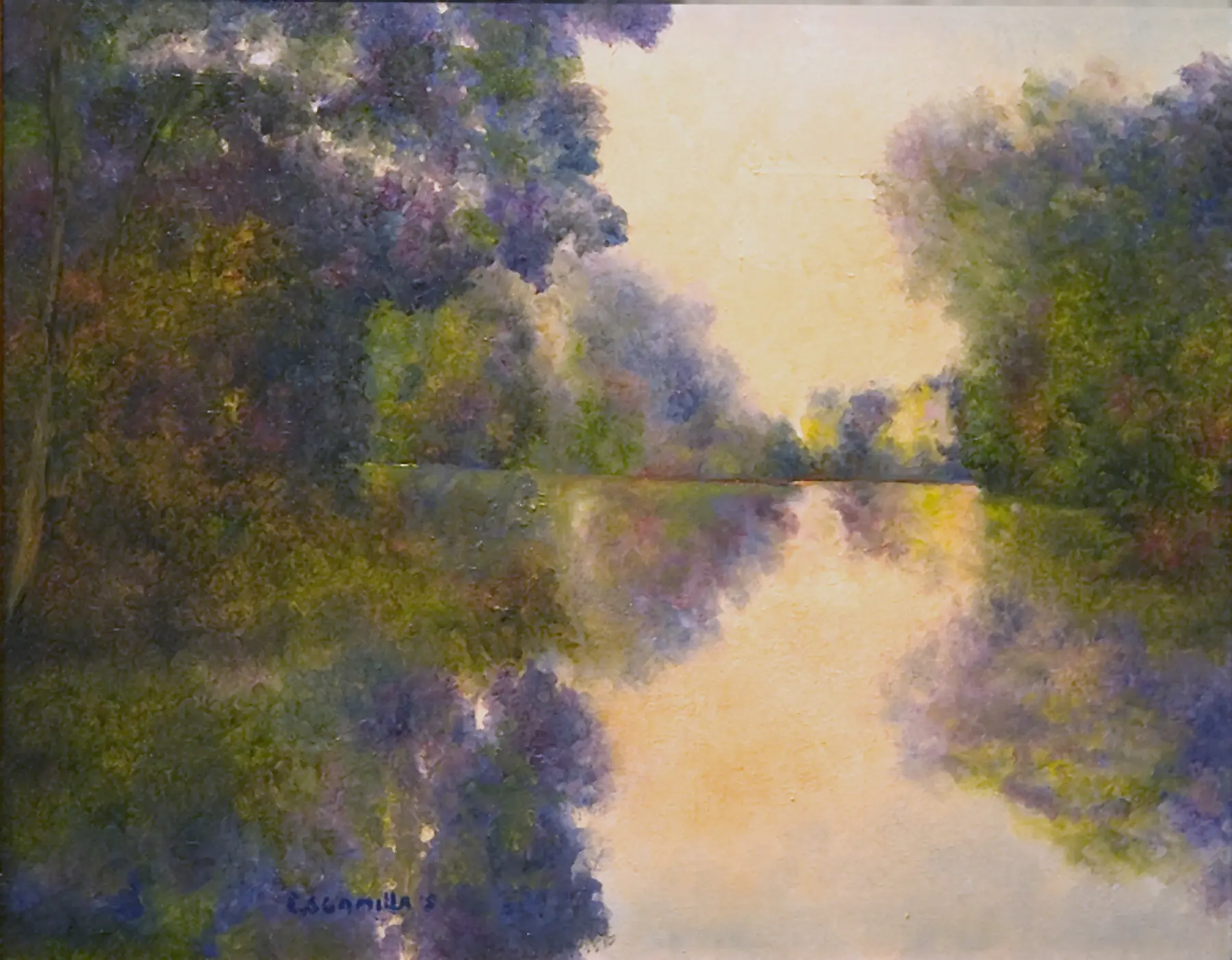 Spring Along the Seine River by Alberto Escamilla