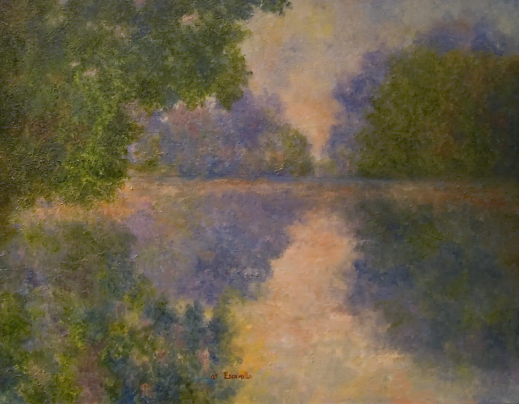 Summer Along the Seine River by Alberto Escamilla