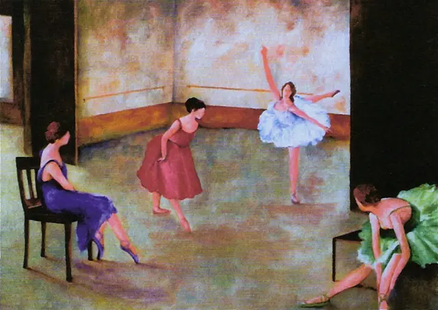 Dress Rehearsal Purple Dress by Alberto Escamilla