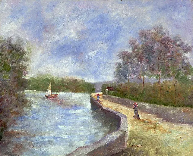 Along the Seine River by Alberto Escamilla