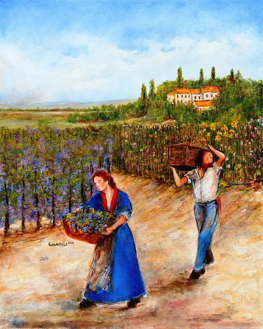 Basket of Grapes by Alberto Escamilla